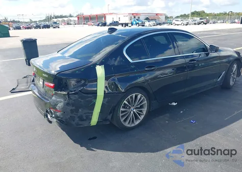 2021 BMW 530I из США, поврежденный, VIN WBA53BH02MWX04357